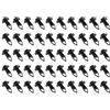 Create idea 50 pezzi RYQ500070 clip di fissaggio per auto Trim Wheel Arch Liner paraspruzzi paraurti stampaggio fermi rivetti 17,4 x 9,5 x 6,5 mm