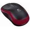 Logitech M185 Mouse wireless Nero/Rosso