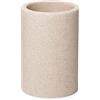 TATAY Bicchiere da bagno BORA, Poliresina, Senza BPA, Colore Beige. Misure 7,2 x 7,2 x 10,7 cm