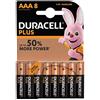 Duracell 8 Pile Plus Micro AAA (LR03) 1,5V