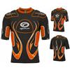 OPTIMUM Protective Top, OptimumTop Protettivo Senior Inferno, Nero/Arancione, X-Large Unisex-Adult