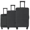 ETERNITIVE - Set di Valigie Rigide | Set di 3 Valigie da Viaggio in ABS | Con Lucchetto TSA | Ruote a 360° | Bagaglio a mano da 40L, medio da 62,5L e grande da 96L | Con lucchetto TSA | Grafite