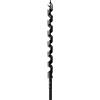 Fisch Elite - Punta elicoidale per trapano, diametro 16 mm, lunghezza 235 mm, con codolo esagonale, colore: nero