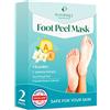 PLANTIFIQUE Maschera Piedi Esfoliante | Trattamento Calli e Duroni | Cura e Scrub Piedi | Peeling Piedi Forte | Pulizia Talloni Screpolati | Foot Peel Mask Calzini Pedicure Peel Off | Vitamine 2 Paia