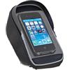 Prophete Borsa da bicicletta con scomparto per smartphone, per smartphone fino a 5,5, colore nero
