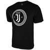 Icon Sports - Maglietta a Maniche Corte da Uomo UEFA Champions League, Uomo, Juventus - Maglietta a Maniche Corte da Uomo, JV137CT-K, Nero, S