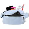 Vinabo Marsupio Uomo Donna Unisex, Marsupio Waist Bag con Jack per Cuffie con Cerniera, Cintura Regolabile per Allenamento all'aperto, Escursionismo
