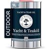 OLI NATURA Öle & Wachse OLI-NATURA yacht e olio di teak (olio per legno per esterni, protezione UV), contenuto: 1 litro, colore: teak