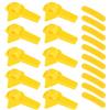 Joyzan Protezione per Smontagomme, Universale Inserto Plastica Montaggio Pneumatico Strumento Supporto smontagomme Smontare Cerchio Leve Moto Protezioni Cerchi Salvaschermo Cambio Ruote Auto Quad 20 pezzi