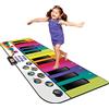 N-Gear tappeto musicale gigante per pianoforte XXL: tappetino da ballo e tappetone pianola bambini, giochi bambina e bambini dai 3 anni, per interni ed esterni, 10 canzoni integrate, 8 strumenti