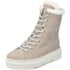Rieker M1980, Stivali Stringati Donna, Beige, 36 EU