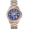 Philipp Plein Plein Sport Orologio analogico al quarzo da uomo Touchdown, Rosa/bicolore/acciaio inossidabile - Psfba1223, Bracciale
