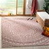 SAFAVIEH Tappeto Contemporaneo per Soggiorno, Sala da pranzo, Camera da letto - Courtyard Collection, A Pelo Corto, Beige chiaro e terracotta, 160 X 231 cm