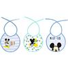 Interbaby Amazon Disney, confezione da 3 bavaglini in spugna 20 x 20 cm Mickey Mouse