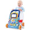 Aolso Primi Passi per Bambini con Lavagna Magnetica, Girello per Imparare a Camminare, Giocattolo 6+ Mesi