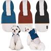 BPS BUENA PET SHOP BPS BPS-16184RJ Impermeabile per cani di taglia piccola, media e grande, con cappuccio e tasca, in poliestere 100% (taglia M, colore rosso 16183)
