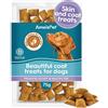 AmeizPet Cibo Secco per Cani, Deliziosi Biscotti per Cani, Integratori per la Pelle e Il Mantello, Trattini Masticabili per la Pelle e Il Mantello per Cuccioli e Anziani 75g (2.6 oz)