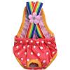 Oyccen Pantaloni Sanitari per Cani di Piccola Taglia Igiene Mutandine a Bretelle Pannolino Fisiologico del Cucciolo Pantaloni per Animali Domestici