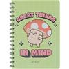 Mr. Wonderful Libreta A5 3D Seta Great things in mind