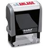 Trodat Office Printy 4912 - Timbro autoinchiostrante, 47 x 18 mm, colore: Blu/Rosso