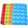Qtopun Stampo in Silicone per Mini Muffin - Set da 4 Pezzi, 24 Stampi da Forno Multicolore