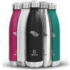 TAVIALO Borraccia Termica 750 ml in Acciao Inox. Bottiglia Isolata a Doppia Parete senza BPA per Viaggi, Sport e Attività all'aperto. Thermos a Prova di Perdite. Colore Rosso.