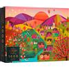 Elena Essex Puzzle da 1000 pezzi per adulti, 71 x 51 cm, motivo: tramonto autunnale in campagna