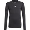 adidas Team Base Tee Y, Maglia lunga Bambini e ragazzi, Nero, 15 anni