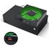 G-STORY Ventilador para Xbox Serie S con velocidad automática del ventilador ajustable por temperatura, pantalla LED, , bajo ruido, 3 velocidades 1500/1750/2000RPM (140MM)