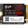 Silicon Power 1TB UD90 2230 NVMe 4.0 Gen4 PCIe M.2 SSD R/W fino a 5.000/3.200 MB/s, compatibile con Steam Deck (SU01KGBP44UD9007MM)