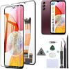 RongZy LCD Schermo per 6.6 Samsung Galaxy A14 4G A145P A145R 2023 di Ricambio Display Touch Screen Digitizer Parti di Riparazione per Samsung Galaxy A14 4G LCD Display con Strumenti(Nero)