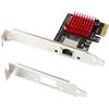 Buitrea PCIe Scheda di Rete 2.5 Gigabit, 2.5GBase-T PCIe Realtek RTL8125B 2500/1000/100Mbps PCI Express Gigabit Scheda Ethernet RJ45 LAN Controller, Supporta Windows/Linux/Mac