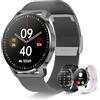 Betatree Smartwatch Uomo Donna,1,32 Orologio Fitness Tracker Chiamate e Risposta Notifiche Messaggi,20 Modalità Sportivo Contapassi Cardiofrequenzimetro Cronometro Smart Watch Android iOS