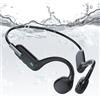 LOBKIN Cuffie Conduzione Ossea Bluetooth 5.3 - IPX8 impermeabili per Nuoto, Sport Open-Ear Auricolari senza fili con lettore MP3 32G Sportivi Senza Fili Cuffie per Nuoto Corsa, Guida