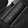 CLLDY Smart Mirror Flip Phone Custodia per Samsung Galaxy A12 A52 S21 S10 S9 S8 S20 FE Ultra Note 20 10 Lite 9 8 Plus S7 S10e Edge Cover,Nero,per Samsung Note10 Lite