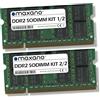 Maxano Kit di memoria RAM da 4 GB Dual Channel (2 X 2 GB) per Lenovo ThinkPad X61, X61s DDR2 667 MHz (PC2-5300S) SO Dimm