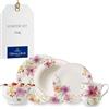 Villeroy & Boch - Mariefleur Starter Set 10 Pezzi Variopinto, Lavabile in Lavastoviglie, Adatto per Microonde, Piatti Servizio Fiori, Piatti Eleganti, Set Di Stoviglie, Porcellana Premium