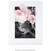 Declea Quadro elegante Lyla Stampa moderna con fiori astratti - arredamento per casa salotto moderno Stampa decorativa Tela in cotone 100%