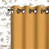 Soleil d'ocre, Tenda con occhielli isolant 135x180 cm BOHEME senape