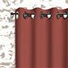 Soleil d'ocre Boheme Tenda Oscurante con Occhielli, Rosso (Mattone), 140 x 180 cm