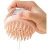 MUUWUU Spazzola per massaggio al cuoio capelluto, spazzola per capelli in silicone shampoo, utilizzata per esfoliazione e massaggio alla testa, Cura del cuoio capelluto(grigio)