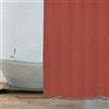 MSV Tenda da doccia in poliestere, 180 x 200 cm, colore: Terracotta