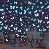 Tarklanda Luminosa Farfalle Adesivi Murale Adesivi Parete Bambini Fluorescenti Farfalla Adesivi Luminosi al buio Adesivi da Parete Fluorescenti Farfalla Stickers Murali per Bambini Compleanno Natale Bomboniere