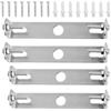 Anseom 4pcs Soffitto Staffa per Lampada 105mm/110mm Piastra di Fissaggio per Lampadario Staffa per Lampada a Sospensione a Soffitto per lampada da soffitto Copertura Rosetta Staffa