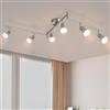 Faretti Led Da Soffitto Orientabili Lampadario Cucina Lampada Moderna 6  Luci 36W