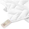 FH FAM' HOME HOME COSINESS FAM HOME Coprimaterasso lavabile 180 x 200 cm, Cuscino per materasso trapuntato certificato MADE IN GREEN, Topper per materasso bianco igienico, copertura in microfibra morbida e ipoallergenica