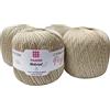 Panini Tessuti Phylum Titolo 8 confezione da n.4 Gomitoli da 100 gr cad. di Filo da Ricamo per Uncinetto in 100% Cotone ritorto Made in Italy