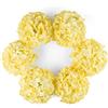 DuHouse Fiori artificiali di ortensia in seta più grandi con stelo, fiori finti di ortensia per matrimoni, casa, giardino, centrotavola, confezione da 6(giallo)