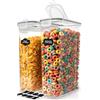 KICHLY Contenitore per cereali (Set di 2) - Plastica senza BPA - Contenitori ermetici per la cucina - Conservazione degli alimenti secchi - Contenitori cucina per l'organizzazione della dispensa