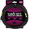 Ernie Ball Prolunga per cuffie, jack da 3,5 mm a 3,5 mm, 6,1 metri - Nero